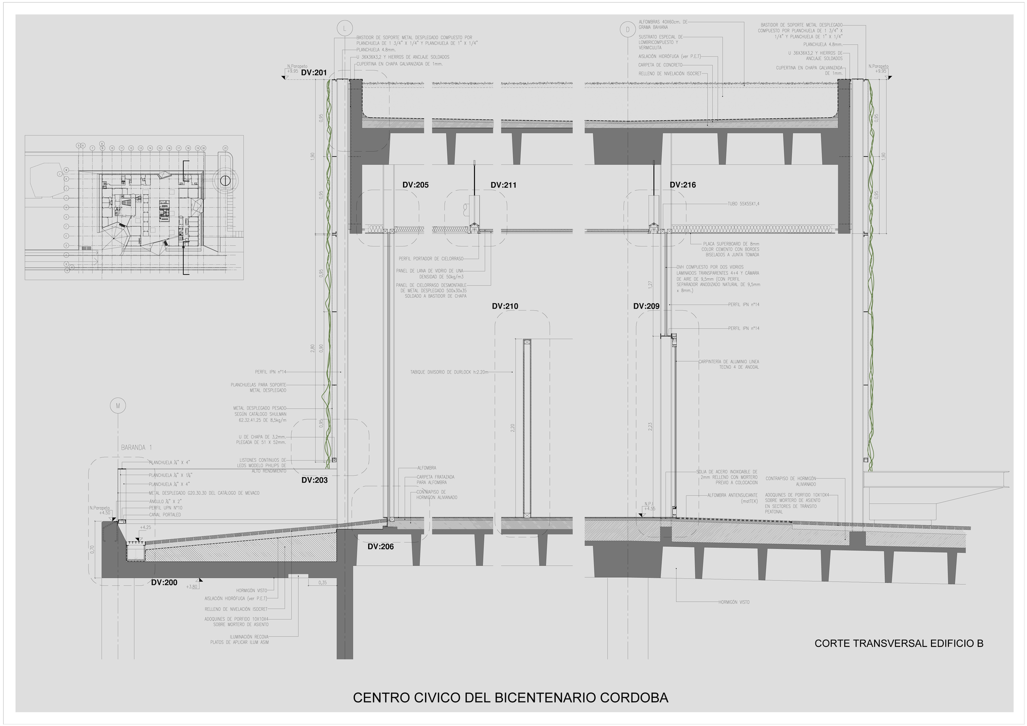 Galeria de Centro Cívico Bicentenário / Lucio Morini + GGMPU