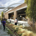 HNTB vence concurso internacional para redesenhar a histórica ponte da Rua Seis em Los Angeles (8) © HNTB proposta vencedora via Sixth Street Viaduct Replacement Project