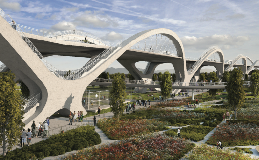HNTB vence concurso internacional para redesenhar a histórica ponte da Rua Seis em Los Angeles (3)