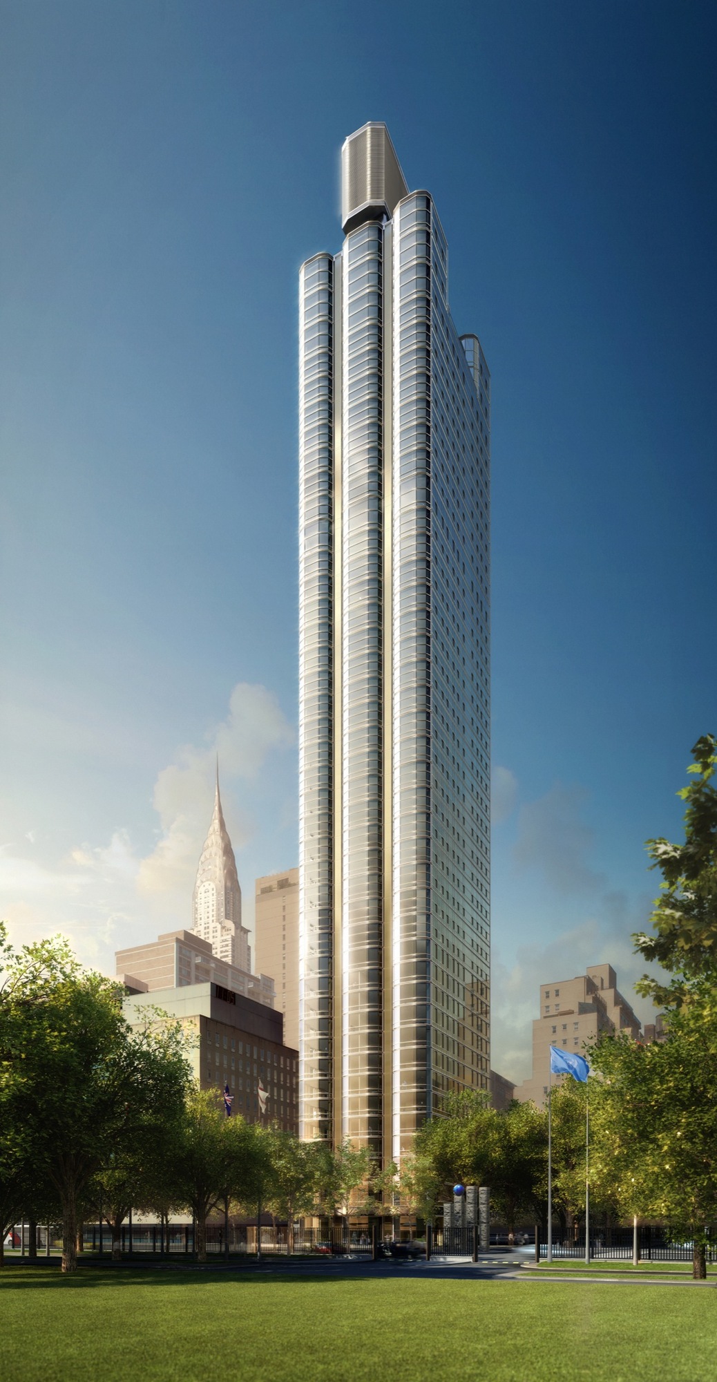 Primeiro edifício residencial de Foster+Partners nos EUA começa a ser construído