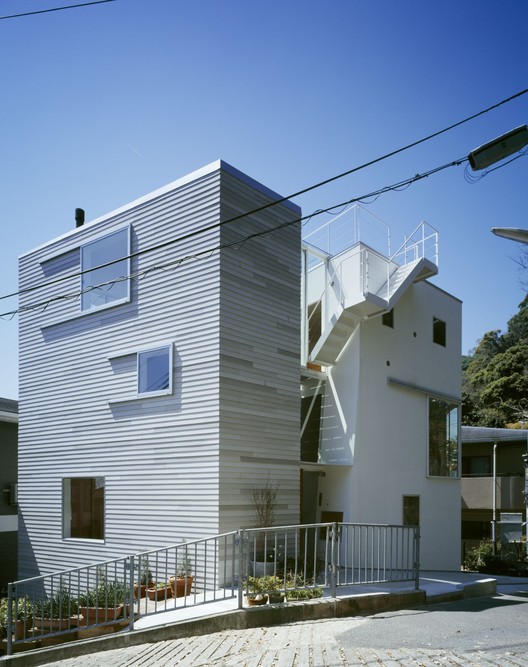 Tato House - Houses, Facade, Fence, Stairs