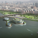 Seoul Floating Islands / Haeahn Architecture & H Architecture - Shopping Centers, Cityscape