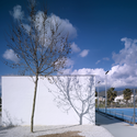 Rooms and sports facilities in a park / GANA Arquitectura - Square, Facade