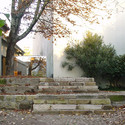 Capela Creu / Nuno Valentim Arquitectura - Stairs, Garden
