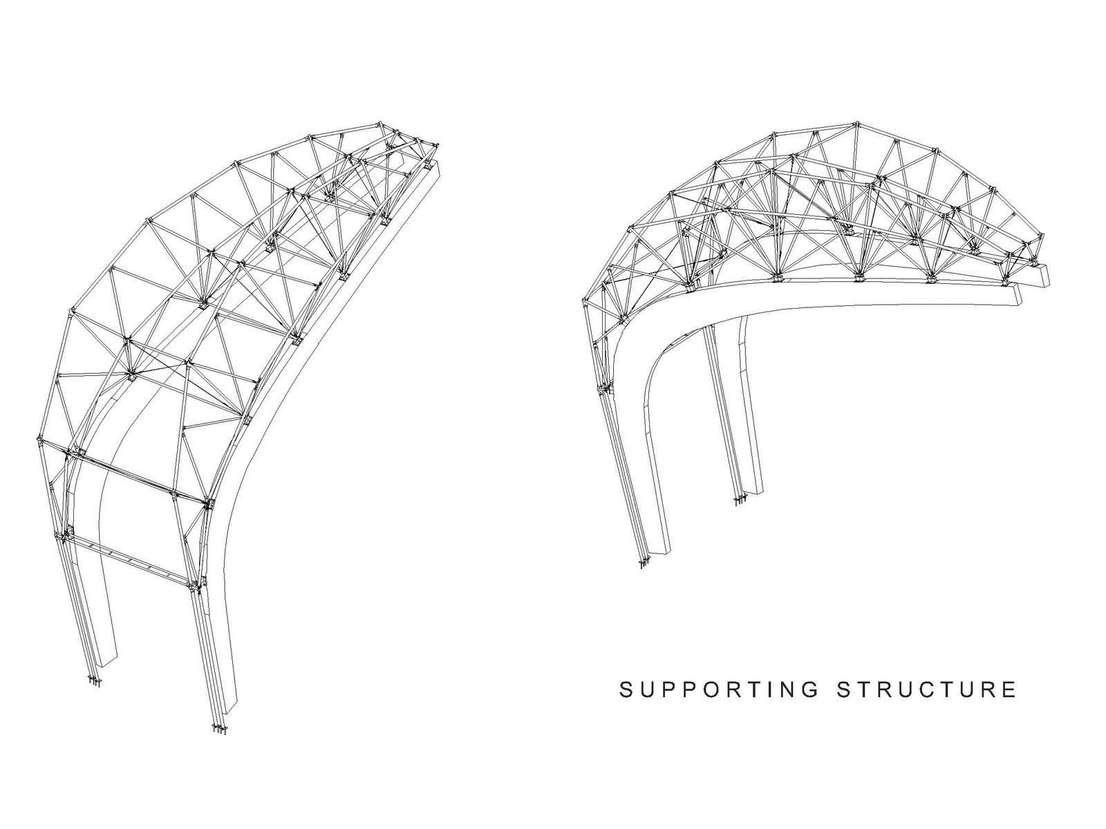 Supporting structure. Supporting structure