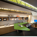Private Executive Office / Fitzsimmons Architects - Offices Interiors, Lighting, Table, Chair, Bench