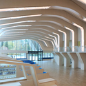 Vennesla Library and Culture House / Helen & Hard - Library, Facade, Beam, Arch, Arcade, Column, Handrail, Lighting