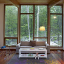 Hudson Valley Country House / Fractal Construction LLC - Table, Sofa, Windows, Beam