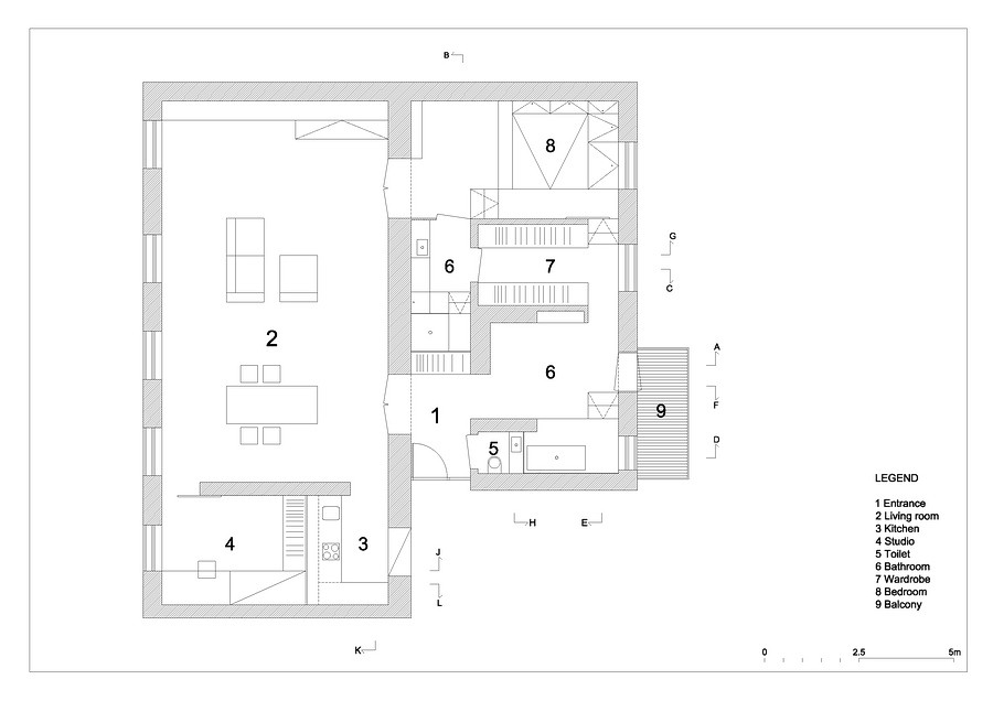 Gallery of Level Apartment / OFIS Arhitekti 27