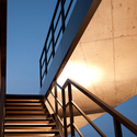 CCS Control and Services Center / Díaz y Díaz Arquitectos -           Control Center, Facade, Stairs, Handrail, Beam