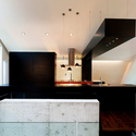 Arc House / MB Architecture - Countertop, Table, Chair, Windows