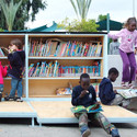 The Garden Library for Refugees and Migrant Workers / Yoav Meiri Architects - Library, Bench
