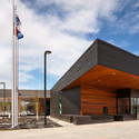 U.S. Land Port of Entry / Julie Snow Architects - Port, Facade, Bench