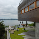 Lake House / Hutchison & Maul Architecture - Houses, Stairs, Facade, Handrail, Coast
