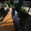 School Bridge / Li Xiaodong Atelier  - Waterfront, Handrail, Forest