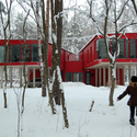 2 Sisters House / NRJA - Houses, Door, Facade, Forest