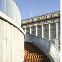 Square des Frères-Charon / Affleck de la Riva architects - Public Space, Facade, Stairs, Handrail, Arch, Column