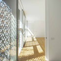 Orfila Housing, Store & Garage / Abalos + Sentkiewicz Arquitectos - Apartments, Door, Handrail, Lighting