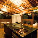 Tropical House / Camarim Arquitectos - Houses, Kitchen, Beam, Lighting, Countertop, Table, Chair
