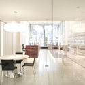 Immo Dewaele Brugge / BURO Interior + Antoine Dugardyn  - Offices Interiors, Kitchen, Facade, Table, Chair
