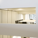 Immo Dewaele Brugge / BURO Interior + Antoine Dugardyn  - Offices Interiors, Kitchen, Facade, Table, Chair