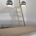 Sky Box / MAPT - Interior Design, Handrail, Stairs, Lighting, Chair, Table