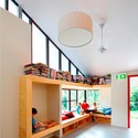 Pine Community School / Riddel Architecture - Lighting, Stairs, Windows, Chair, Handrail