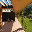 La Campana House / Alejandro Dumay + Francisco Vergara A. - Houses, Garden, Facade, Handrail, Arch