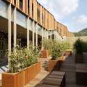 Sotelia Hotel / Enota - Hotels, Courtyard, Facade