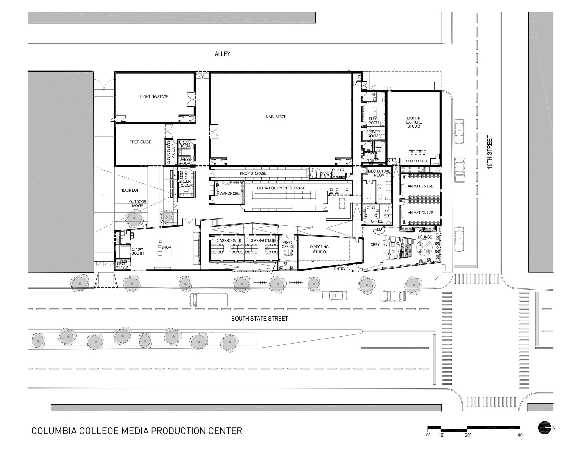Gallery of Columbia College Chicago Media Production Center / Studio