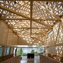 Tautra Monastery / Jensen & Skodvin Architects - Monastery, Beam, Door, Facade, Lighting, Table, Chair