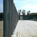 Oslo School of Architecture / JVA - University, Deck, Fence, Facade, Handrail