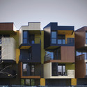 Tetris Apartments / OFIS arhitekti - Apartments, Facade, Balcony