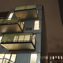 Switch Building / nArchitects - Apartments, Facade, Handrail