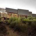 Pinnacles Interpretive Centre / Woodhead - Landscape Architecture, Facade, Fence