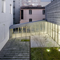 Council Sport Complex / Vora Arquitectura - Recreation & Training, Courtyard, Stairs, Facade, Handrail