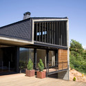 Terrace with a House / Arteks Arquitectura - Houses, Deck, Facade, Fence, Handrail, Bench