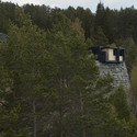 Aurland public toilets / Saunders Architecture - Public Architecture, Forest