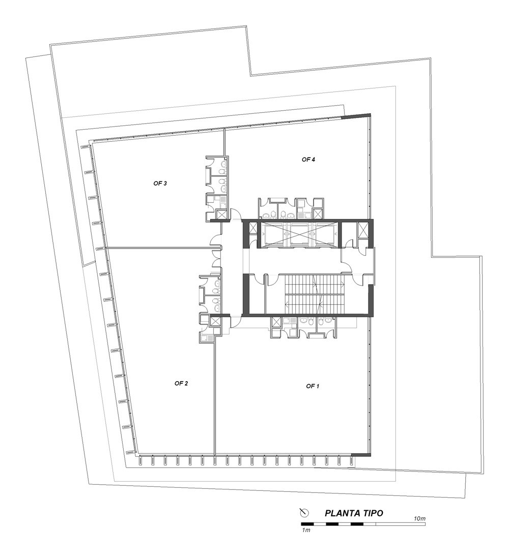 画廊 El Bosque Norte Building / Murtinho + Raby Arquitectos 16