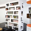 The “Front and back” Apartment / h2o architectes - Apartment Interiors, Table, Chair