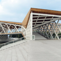 Quingpu Pedestrian Bridge / CA-DESIGN - Pedestrian Bridge, Beam, Handrail, Facade