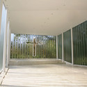 La Estancia Chapel / Bunker Arquitectura - Chapel, Garden, Door, Facade, Column, Arch, Handrail, Bench, Chair