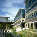 AMD's Lone Star Campus / TBG Partners - University, Facade, Fence, Door, Stairs, Handrail