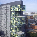 Manchester Civil Justice Centre / Denton Corker Marshall - Windows, Facade, Cityscape
