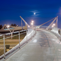Knokke Footbridge / Ney & Partners - Pedestrian Bridge, Fence, Handrail, Lighting