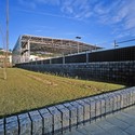 S. Romão Sports Park / José Marini Bragança - Recreation & Training, Facade, Stairs, Lighting