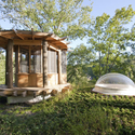Camp Twin Lakes treehouse / Lord, Aeck & Sargent - Garden