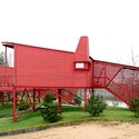 Red Guest Houses / Totan Kuzembaev - Facade
