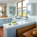 Mill Valley Hillside / McGlashan Architecture - Sink, Countertop, Windows, Kitchen