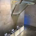 I-Way / Cyrille Druart -  Science Center, Stairs, Handrail, Facade, Beam